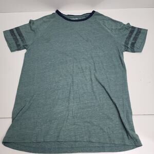 Arizona Jeans Co Green Blue Vintage Crewneck Short Sleeve T-Shirt Women's Size M